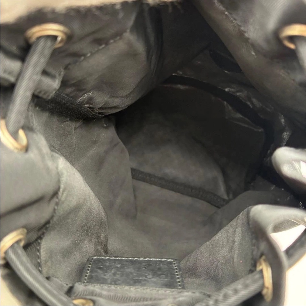 Prada Black Drawstring Drawstring Bag - image 7